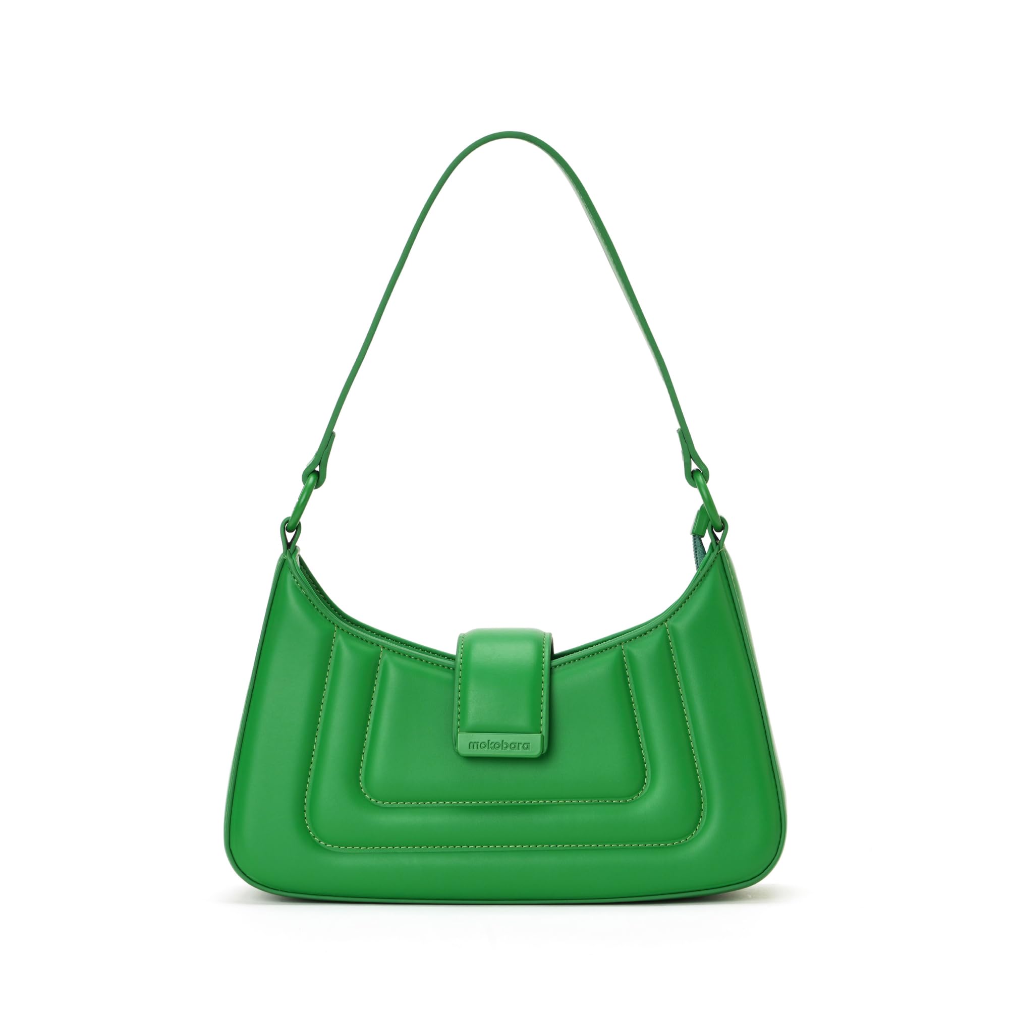 MOKOBARA The Summer Handbag Vegan Leather Top Handle Stylish Women Shoulder Bag Top Handle Purse (Holidate) (Holidate), Green (B0D836PXWS) Amazon Price History, Amazon Price Tracker