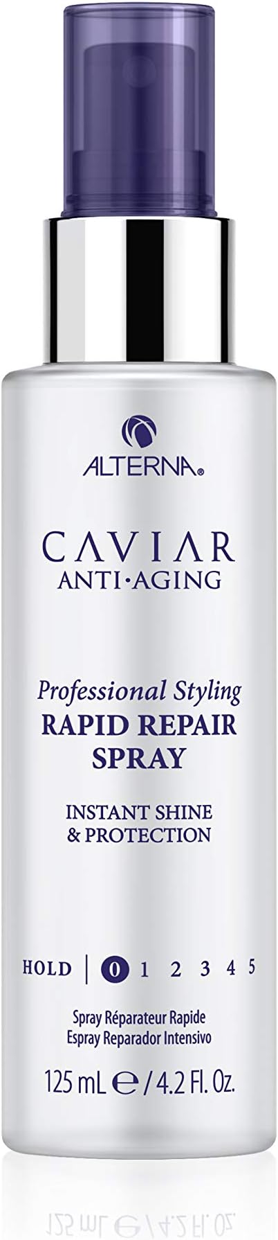 Alterna Caviar Professional Styling Rapid Repair Spray | Instant Shine & Heat Protectant Spray for Hair | Sulfate Free, 4.2 Fl. Oz.