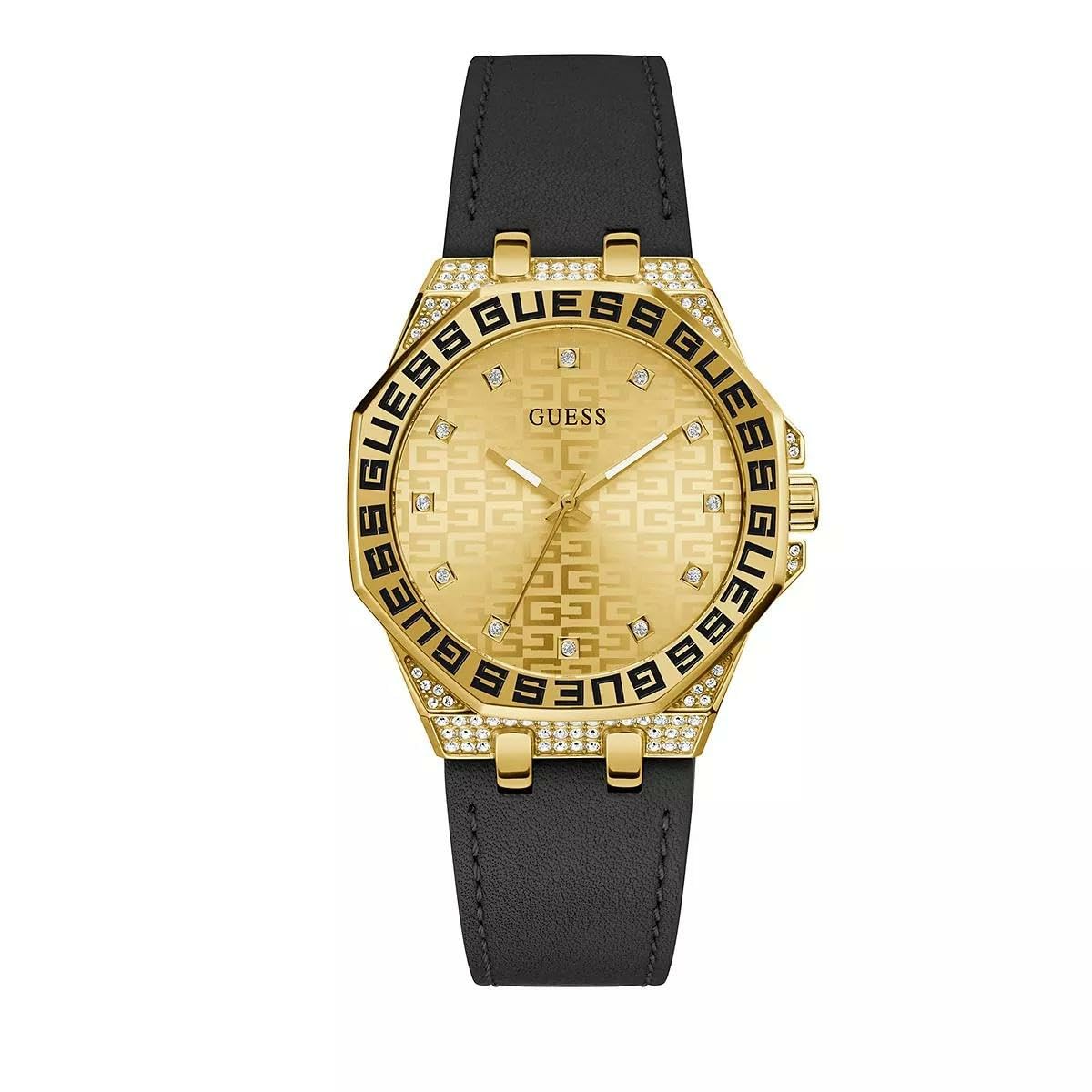 GUESS Leather Analog Beige Dial Womens Watch-Gw0547L3, Band_Silver (B0BN8MYP5M) Amazon Price History, Amazon Price Tracker