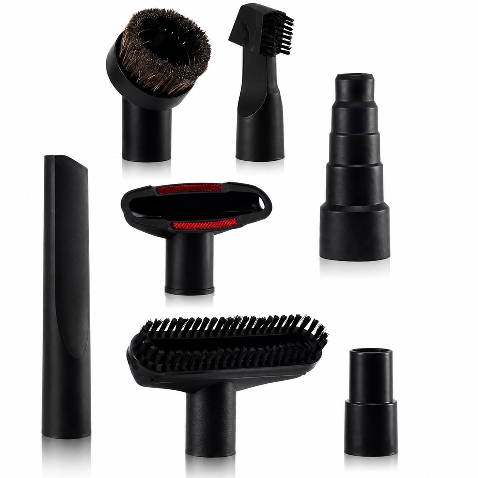 Accesorios para Aspiradora para Bosch Serie 8 Relaxx'x Ultimate BGS7MS64 2017-Present, Set de Boquillas para Aspiradora en ABS con Adaptador, Cepillos y Accesorios para Casa, Coche y Muebles