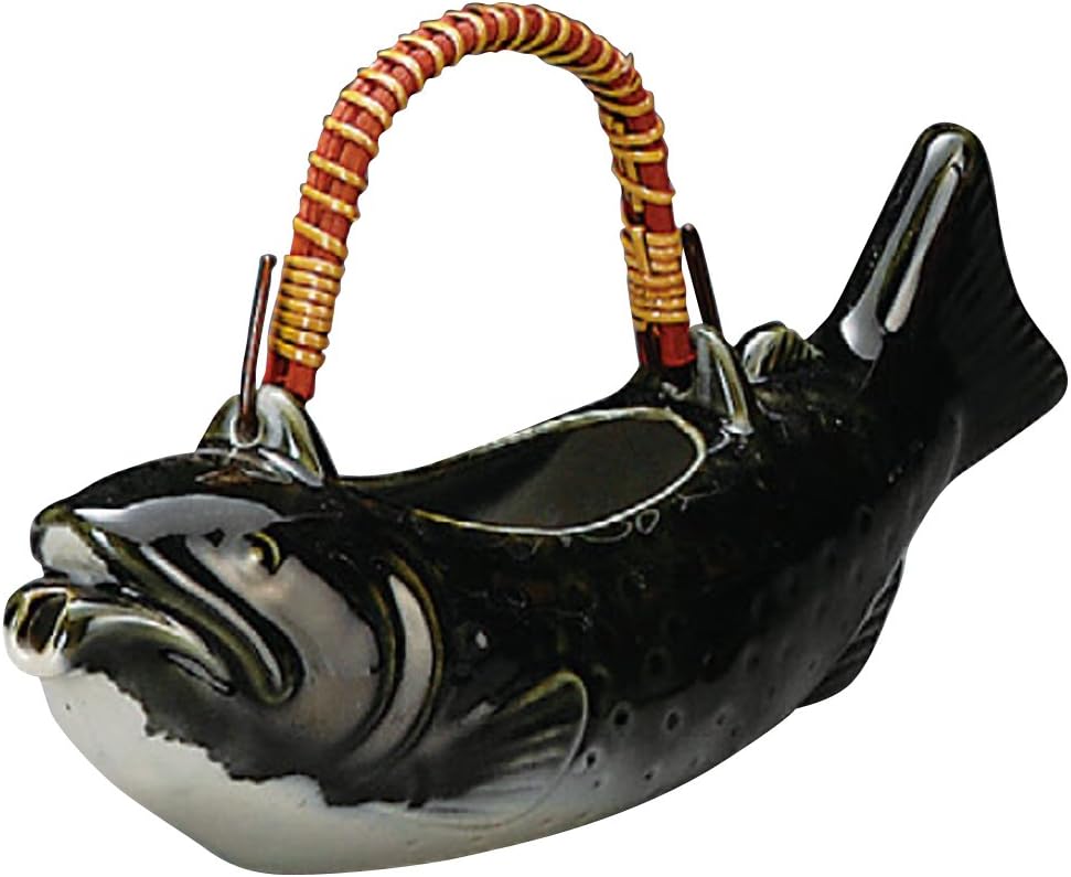 Yamasita Craft 11309020 Iwana Bone Sake, Large, 3.5 x 12.6 x 4.7 inches (9 x 32 x 12 cm), 22.0 fl oz (650 cc)