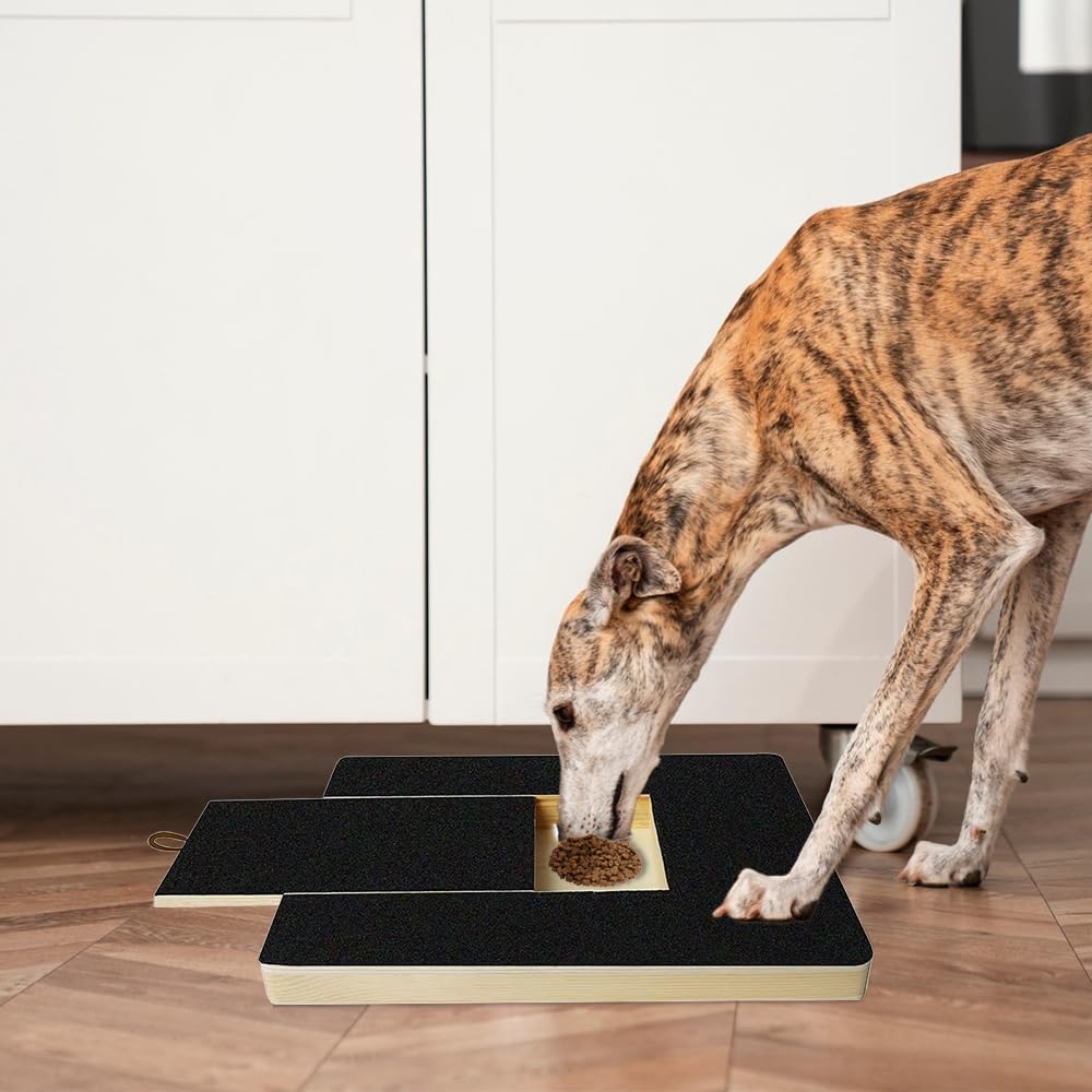 hoehew Tabla para rascar uñas de perro, almohadilla gruesa para rascar para uñas, papel de lija autoadhesivo, amoladora de lima de uñas, tabla de cortar uñas para perro, juguete para rascar (2)