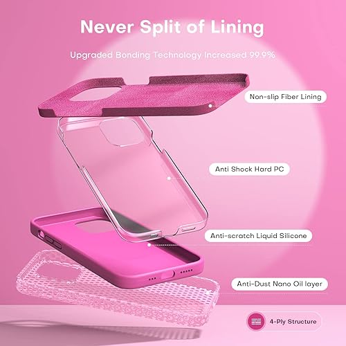 Vista 607 de TOCOL - Funda 5 en 1 para iPhone 11, con 2 protectores de pantalla + 2 protectores de lente de cámara, funda delgada de silicona líquida a prueba