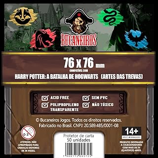 Sleeve Customizado para Harry Potter: A Batalha de Hogwarts (76 x 76)