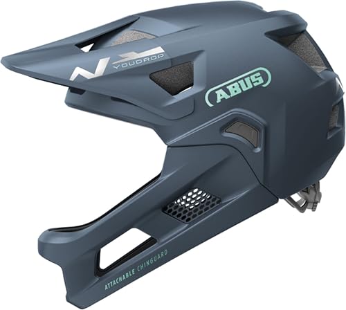Abus Youdrop FF Adulte Unisexe, Bleu, S (48-55 cm)
