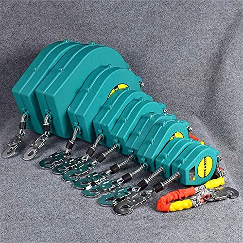 Anti-Drop Rope Kit,Self Retracting Lifeline Cable Fall Protection Retractable Tool Lanyard, Fall Arrest Safety Lanyard With Rebar Hook For Roofing Construction And Rock Climbing, Bearing 300Kg//21 #TOP7