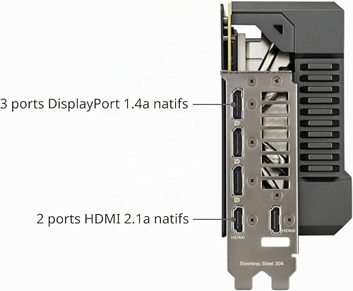 ASUS TUF Gaming GeForce RTX 4080 OC Edition Gaming Graphics Card (PCIe 4.0, 16GB GDDR6X, HDMI 2.1a, DisplayPort 1.4a) - 6