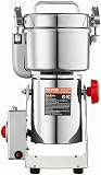 VEVOR Moulin à Épices Électrique 750 g, Broyeur à Grains Commercial 2000 W à Haute Vitesse, Moulin à Farine en Acier Inoxydable, Type Oscillant pour Moudre Rapidement Céréales Épices Herbes Cafés - 9