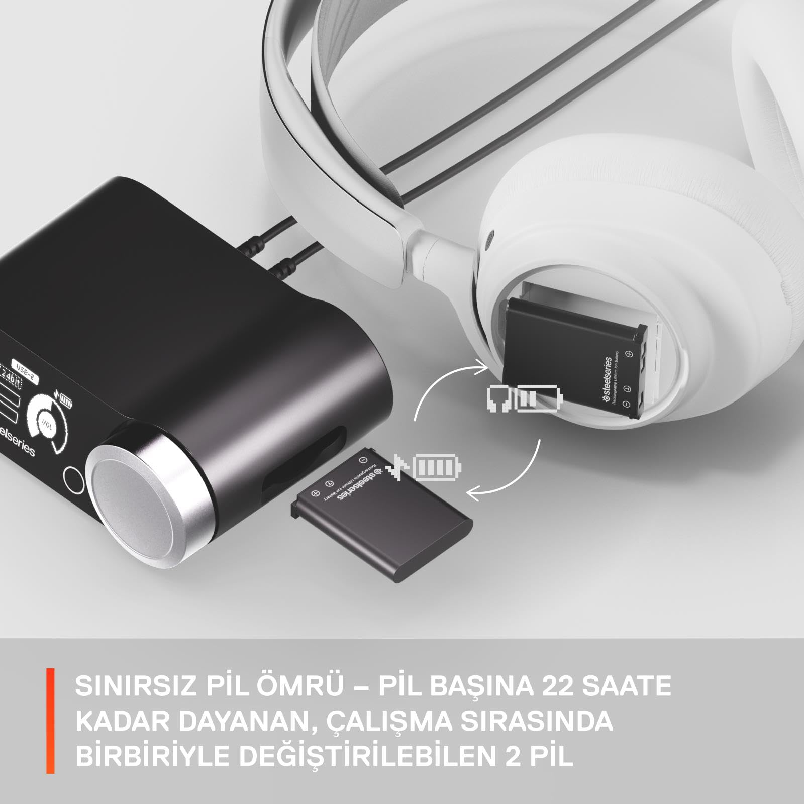 SteelSeries Arctis Nova Pro Wireless Multi-System Gaming Headset