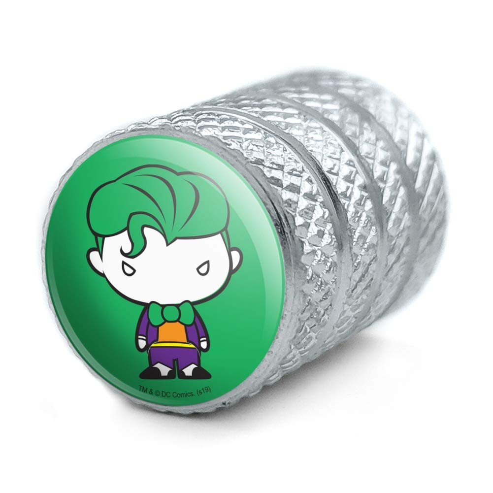 Batman Joker Cute Chibi Character Motorcycle Bicycle Bike Tire Rim Wheel Aluminum Valve Stem Caps