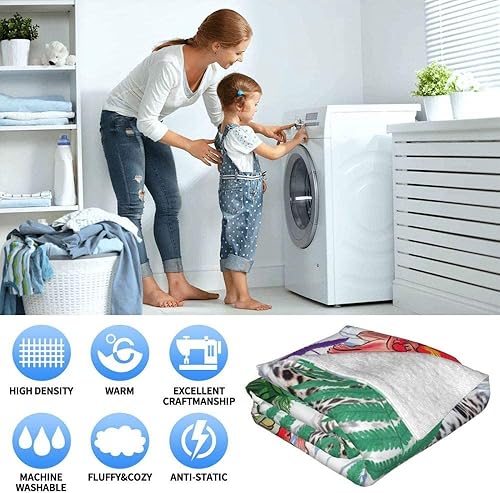 Miniatura 5 de lilin Manta de franela personalizada de felpa personalizada para camas (40 x 50 pulgadas)