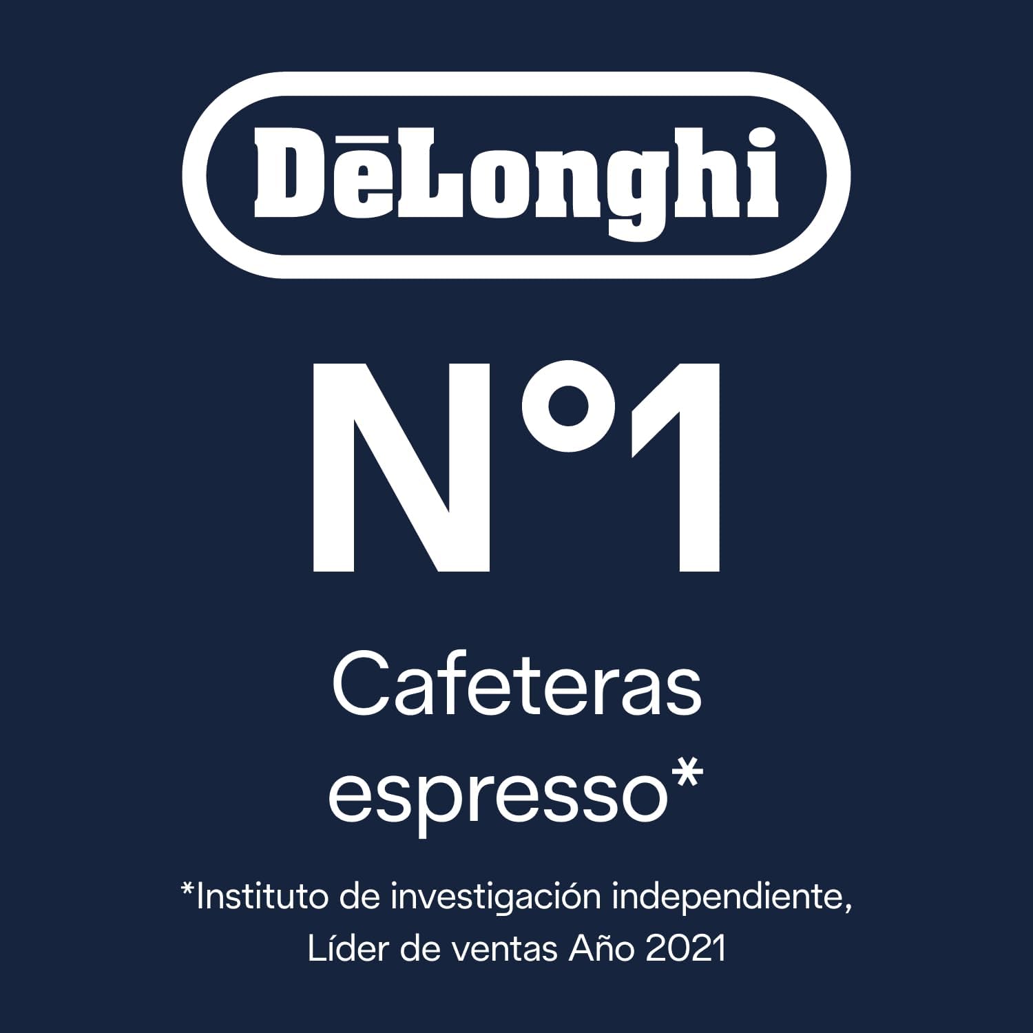 De'Longhi Dinamica Plus ECAM382.70.B, Máquina Automática de Café en Grano, Máquina Cappuccino con LatteCrema Hot, Cafetera Espresso, Taza con 18 Recetas, Pantalla TFT 3,5'', 1450W, Negro