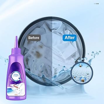 Active Enzyme Laundry Stain Remover, 2025 New White Shirt Garment Stubborn Stain Cleaner Oil Remover, Active Enzyme Clothing Stain Remover Collar Stain Removal Spray (2)