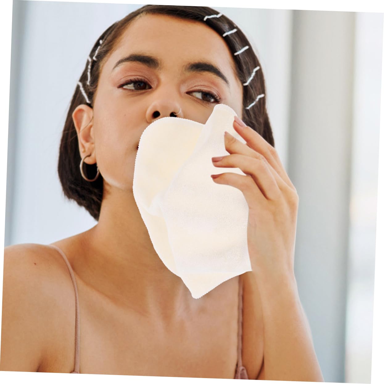 BESTYASH 5 Series Toallas Para Lavarse La Cara Tallas De Cara Vestimenta Toallita Lavar La Ropa Paños De Lavado De Cara Fibra De Bambu Beige 2 Piezas X 5