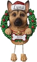 Vista 9 de Adornos personalizados para árbol de Navidad 2024 para mascotas – Razas de perros Chihuahua – Adorno personalizado de Feliz Navidad – Recuerdo