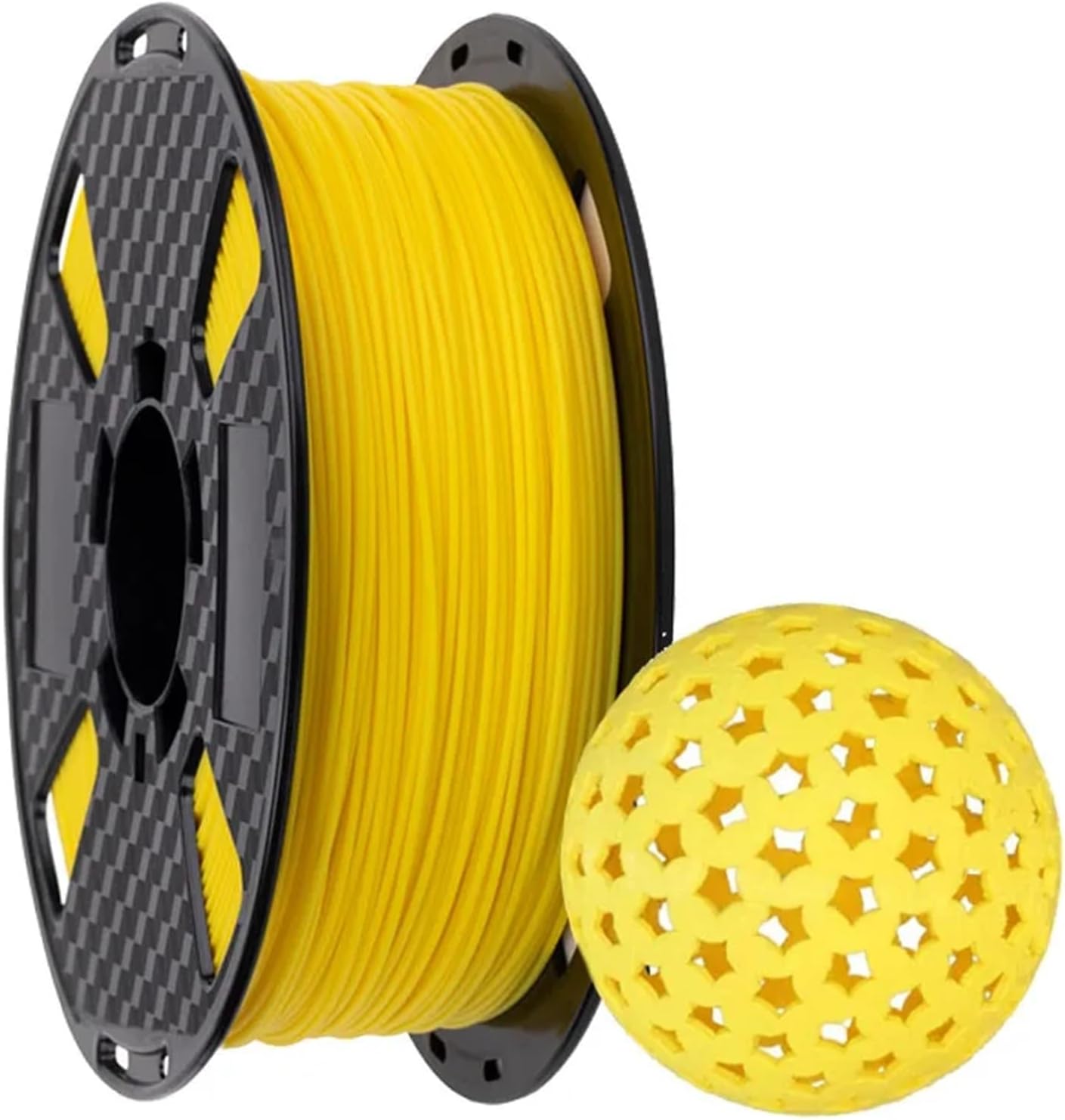 MAX Pro Plus PLA 3D Printer Filament 1.75mm 1KG (2.2LBS) – Light Yellow 3D Printing Material Spool