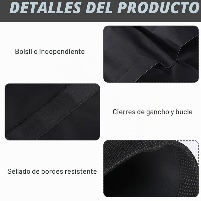 Foto 3 de 7 de WIYETY Protector de maletero de coche para perro con laterales: funda de asiento de coche Oxford 600D de alta…