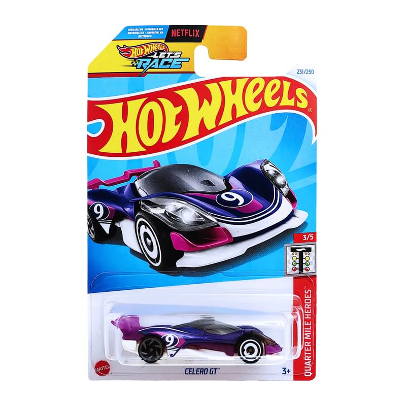 Let'S Race Netflix Celero Gt Quarter Mile Heroes For Ages 3 And Up (Pruple), Purple
