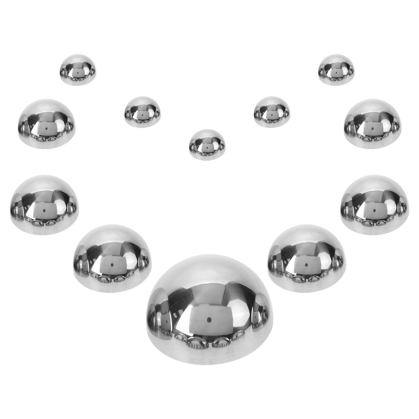 Demi-sphères réfléchissantes pour jardin : créez un espace design avec 12 miroirs d'extérieur