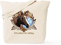 Vista 36 de CafePress Barn Stuff - Bolsa de compras de lona beige natural reutilizable para caballos