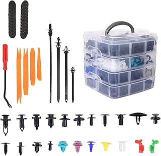 LACKINGONE 723 Stück Auto Befestigung Clips Universal Türverkleidung Klammern Befestigungclips Plastikklips Set Nylonclips...