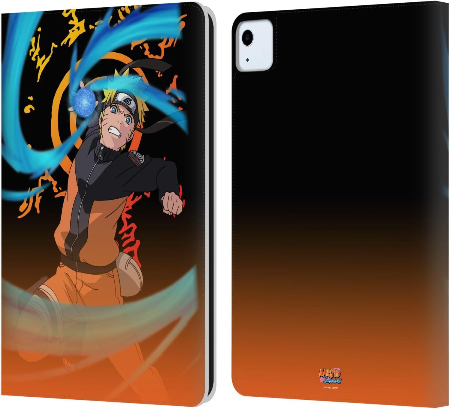 Head Case Designs Officially Licensed Naruto Shippuden Itachi Uchiha Character Art Leather Wallet Case Compatible with Apple iPad 10.9 2022/2025