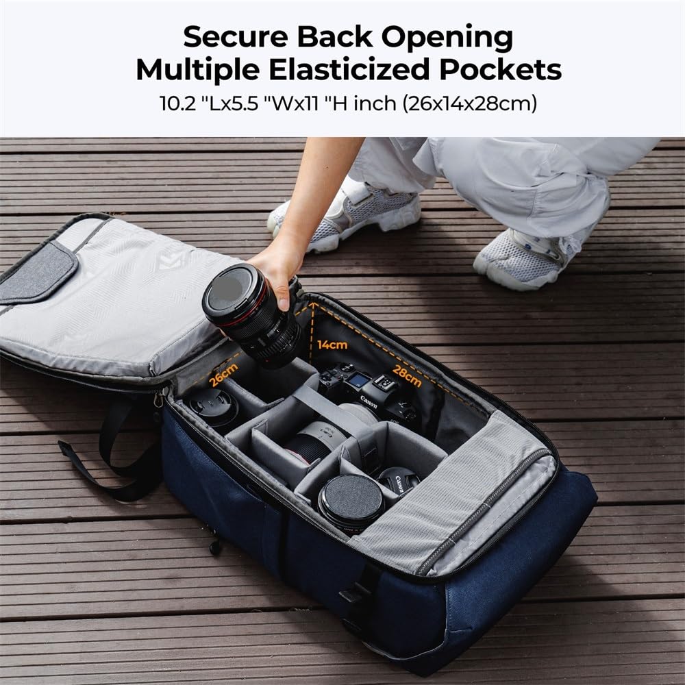 Borsa Reflex Zaino fotografico for viaggi all'aperto, escursionismo, fotografia, borsa 20L