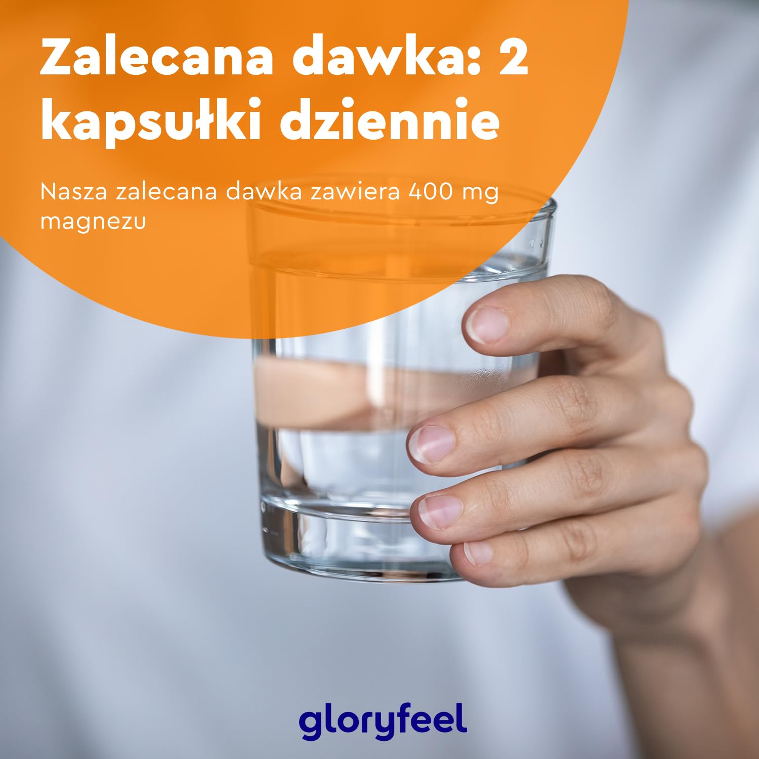 Magnez 400 kapsułek - 760 mg, w tym 400 mg magnezu pierwiastkowego na dzienną dawkę - Wspiera pracę mięśni i metabolizm energetyczny - Testowane laboratoryjnie - Wyprodukowano w DE bez dodatków
