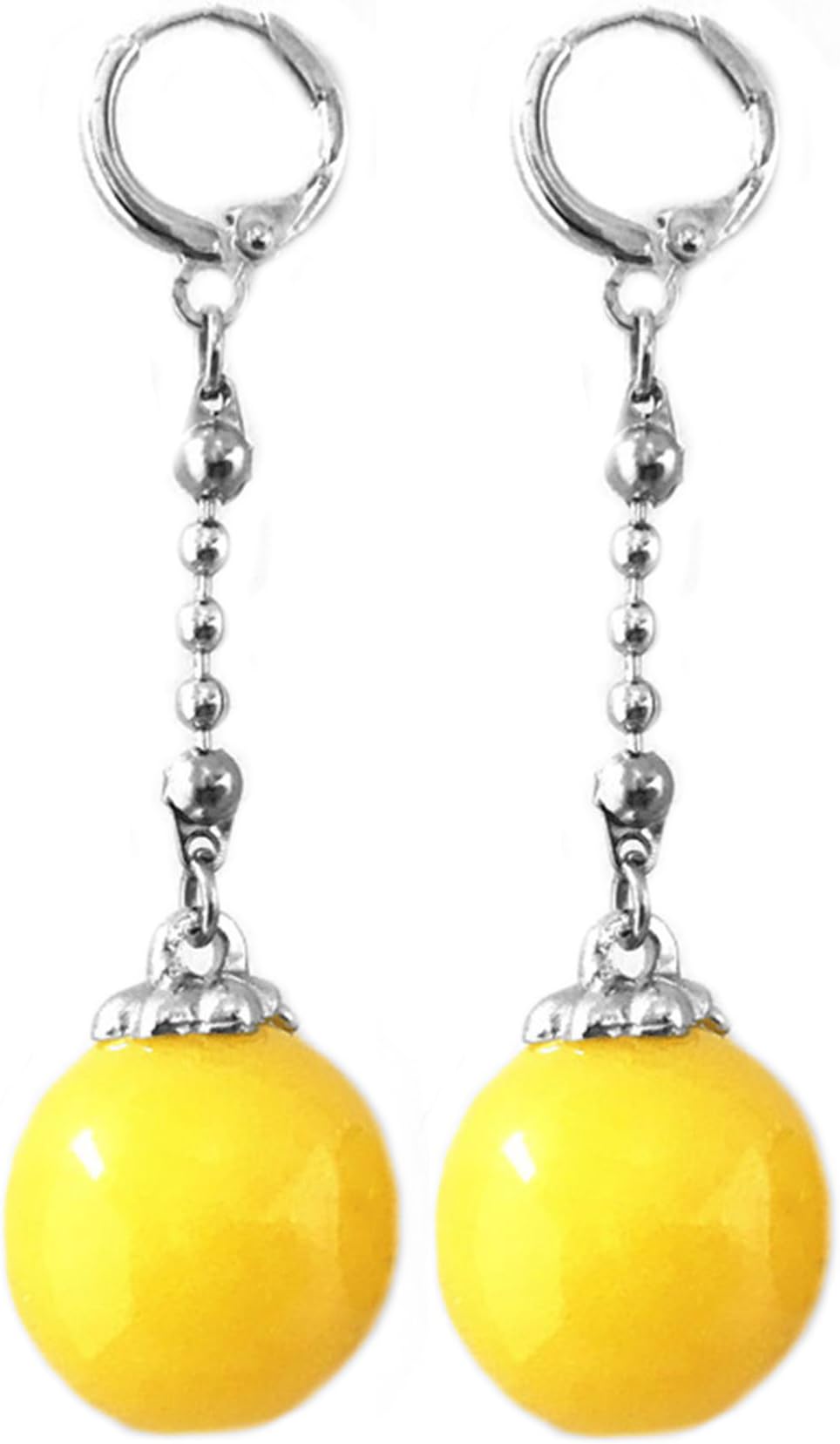 Dragon Ball Z DBZ Premium Quality Silvertone Dangle Earrings