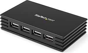 StarTech.com Hub USB 2.0 7 Ports – Portable et Compact – Extenseur USB 2.0 Alimenté par Bus – Élargisseur Multiport USB (ST7202USB)