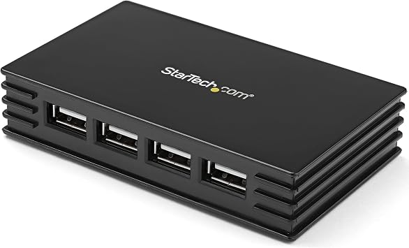 StarTech 7-Port USB 2.0 Hub, Bus or Externally Powered, TAA ST7202USB | Portable and compact, USB Powered USB 2.0 extender, Multiport expander, 480Mbps, Backward compatible, Over-current protection