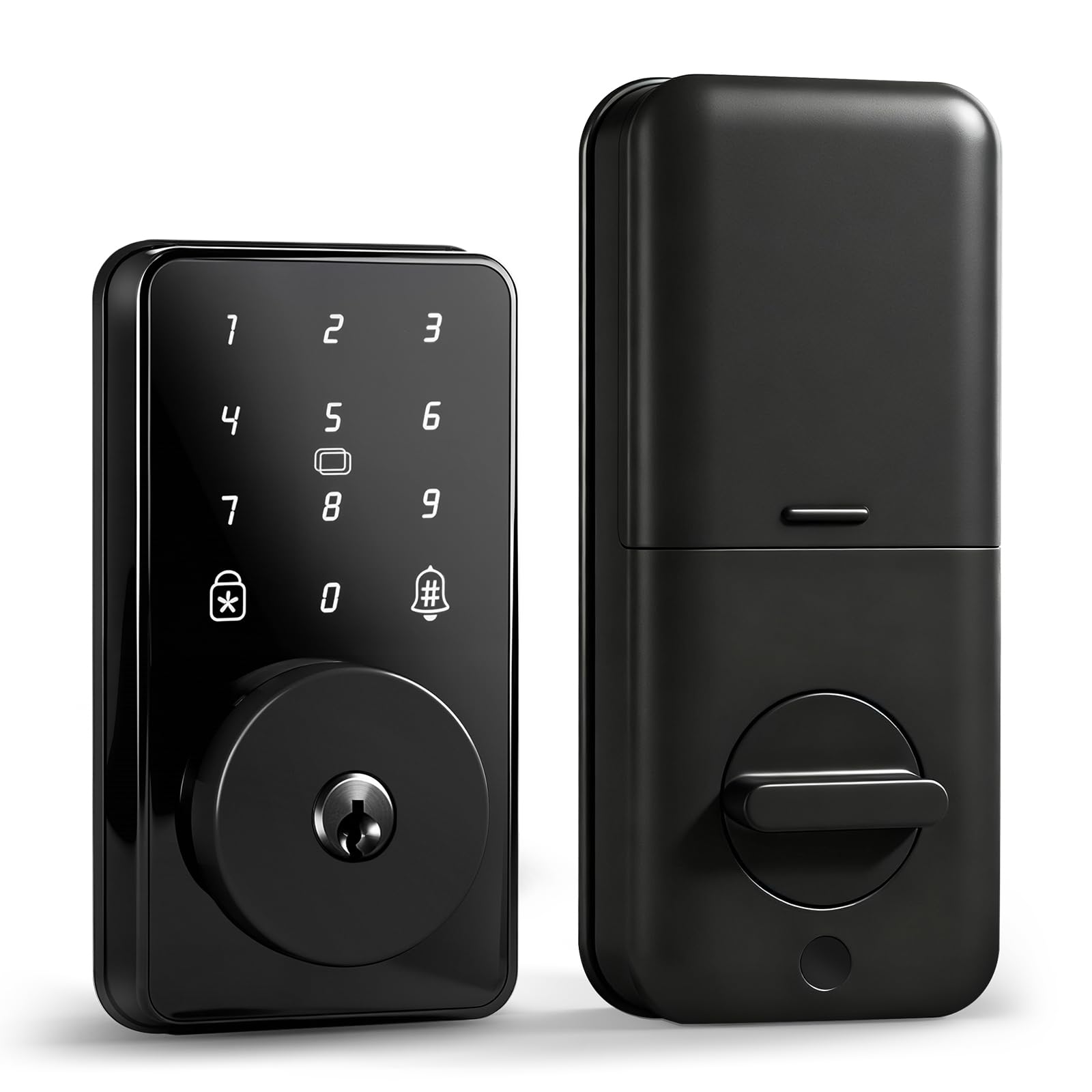 Photo 1 of **PARTS ONLY** Keyless Entry Door Lock with Keypad, Biquole Smart Deadbolt Lock