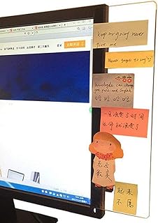 Excelity Concise Message Board/Computer Side Panel/Notes Memo Board for Monitors, 1 Set (Left & Right) (Universal)