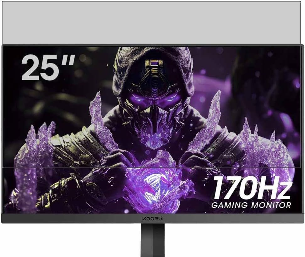 Puccy Privacy Screen Protector, compatible with KOORUI 25E3A 24.5" Monitor Anti Spy Film TPU Guard （ Not Tempered Glass Protectors ）