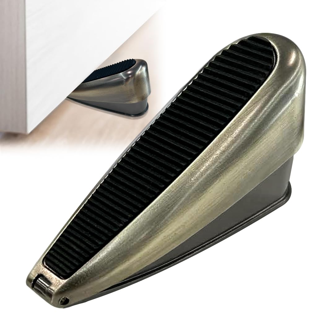 HASTHIP Door Stopper 3 Inch Tall Black Rubber Heavy Duty Wedge — Amazon image 8