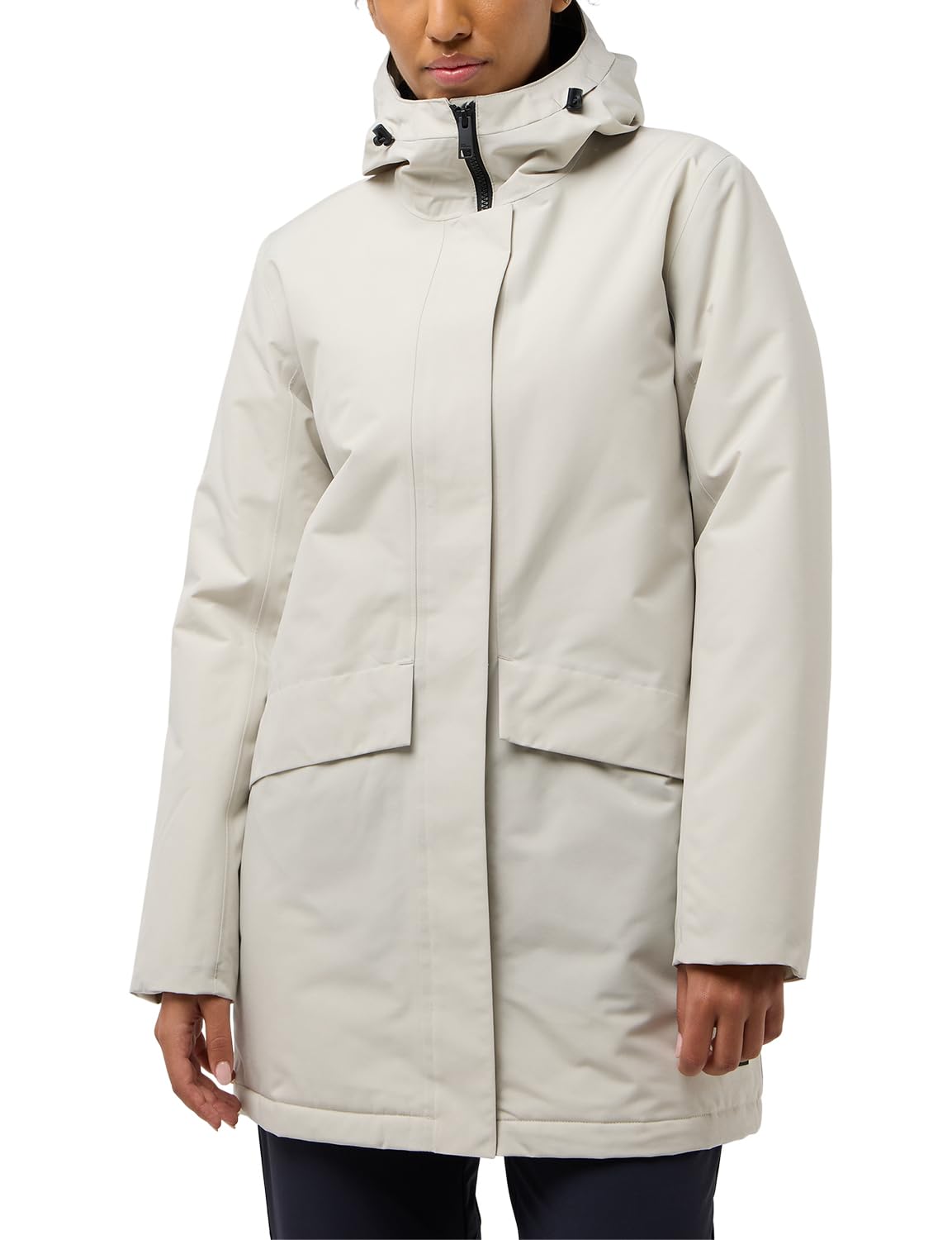 Jack Wolfskin Women's Tempelhof W Coat, Seal, XL