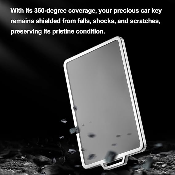2PCS Key Card Holder for Tesla Model 3 Model Y TPU Key Holder with Keyring for Tesla, Black