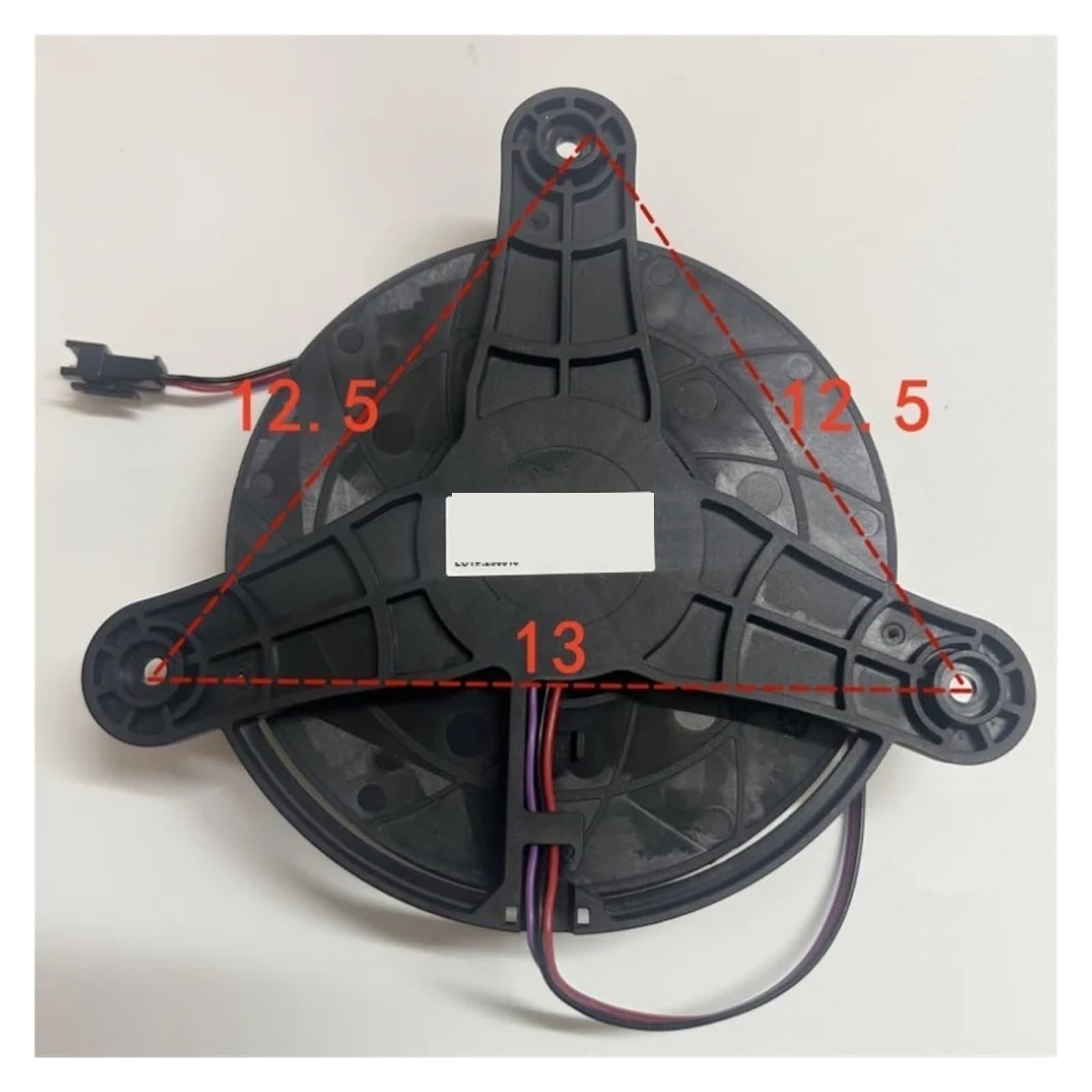 Kühlschrankmotor 12 V 2,5 W, kompatibel for Hisense, kompatibel for Ronshen, 1653261 B052111487 B03081075 Ersatz-Kühlgebläsemotor-Teile