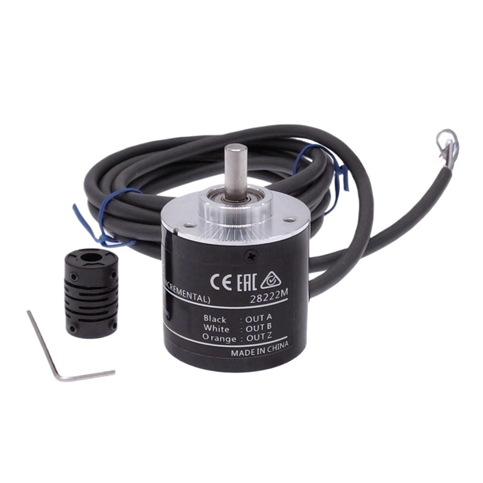 E6B2-CWZ6C Incremental Rotary Encoders 100/200/360/500/600/800/1000/2000/2500P/R 5-24V DC NPN Output Rotary Switch with 2m Line(3000P R)