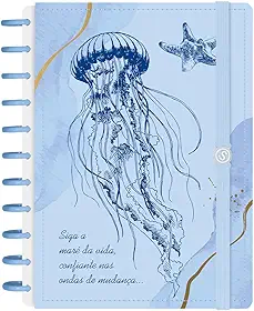 Caderno De Disco Iscool 140 Fls Grande G+ Oceania Maré