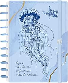 Caderno De Disco Iscool 140 Fls Grande G+ Oceania Maré