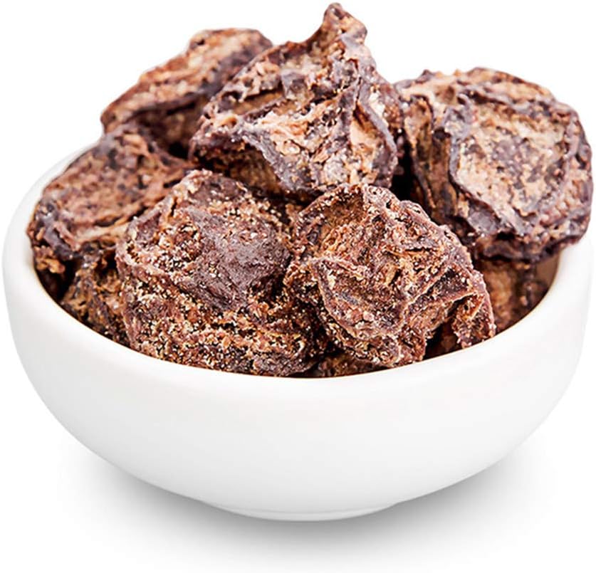 HELENOU666 Dried Black Plums Fruit Preserved Prunes Sweet and Sour for Drinking or Leisure Snack 休闲零食果脯泡雪碧水喝网红四贵乌梅干