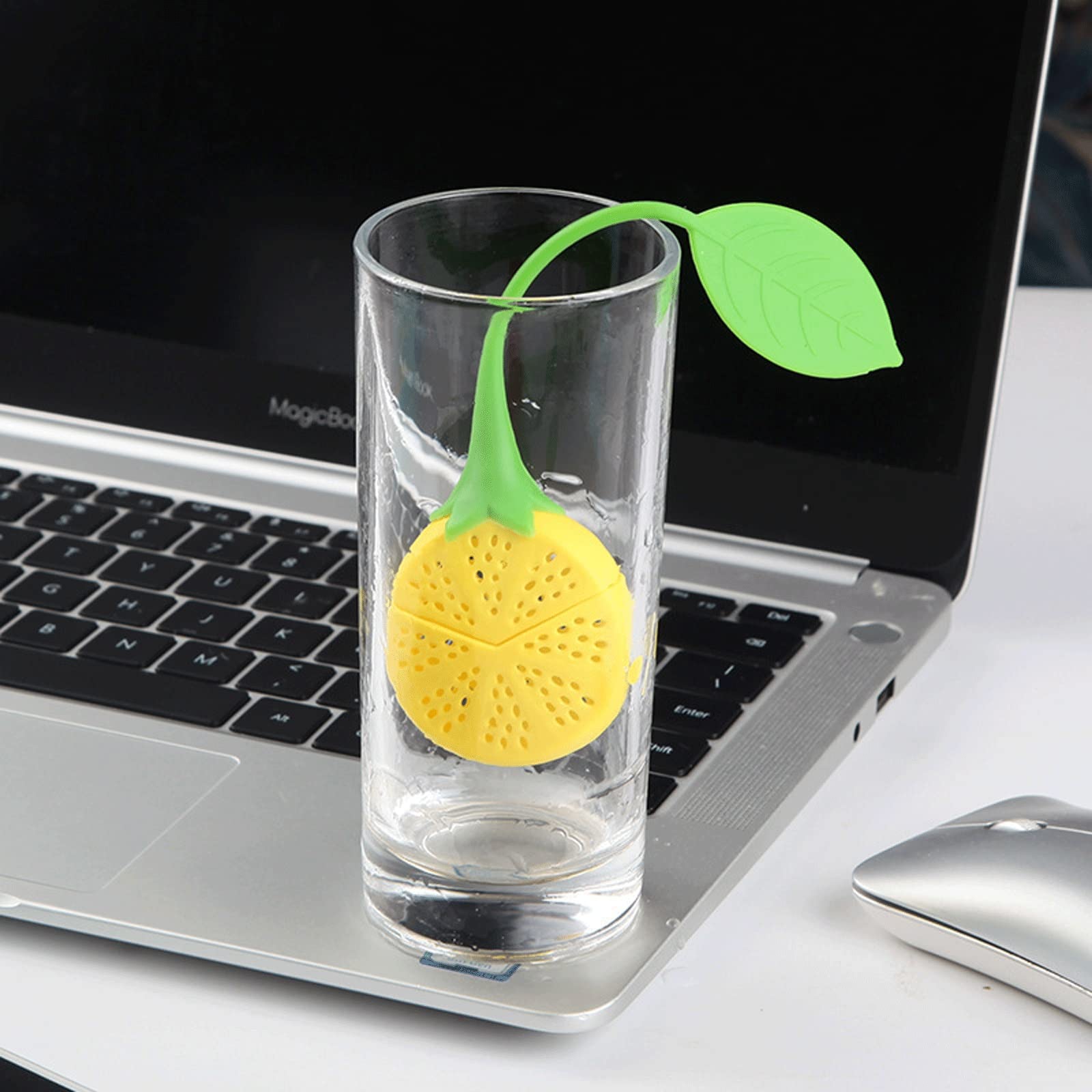 Colador de té de silicona con fugas de té de limón, bolsa de té, suministros de cocina, fabricante de té perezoso, filtro de té personalizado