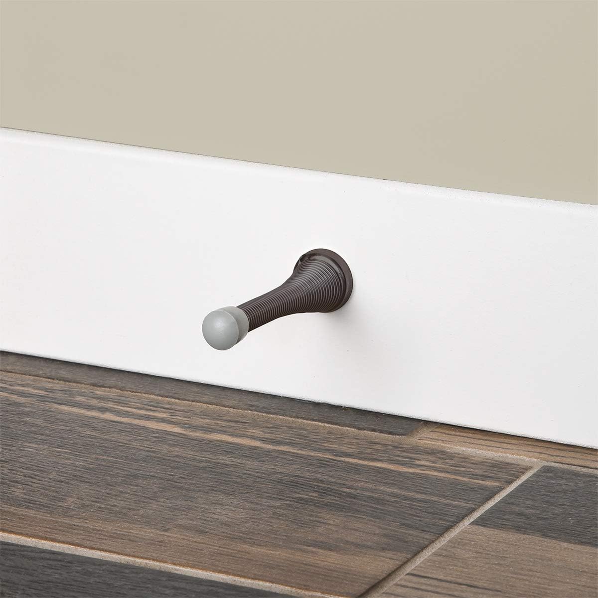  Basics Spring Door Stop - Oil Rubbed Bronze, 12-Pack : Office Products