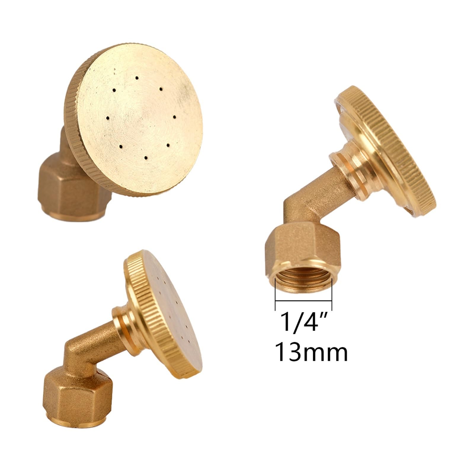 1PC 1/4 "1/2" Ugello spruzzatore da Giardino in Ottone con Filtro a Rete for nebulizzazione irrigazione Acqua Sprinkler Raccordo | A