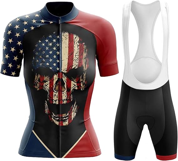 Completo Ciclismo Donna Estivo - Maglia E Salopette Con Imbottitura Gel 19D | Traspirante, Asciugatura Rapida - Foto 2