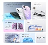 Celular C71 NFC 4GB RAN 256GB ROM, Tela 6.67" 120Hz Display, Câmera 50MP, Bateria 6000mAh com 45W Carga Rápida, Dual 4G SIM (Branco) — imagem 2