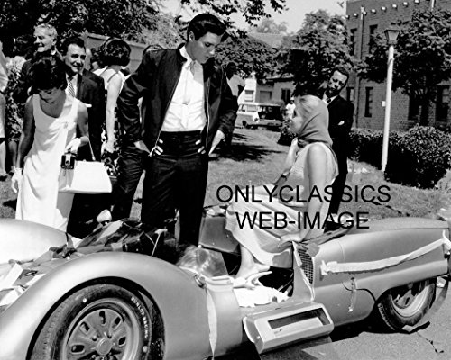 OnlyClassics 1963 Elvis Presley Sexy ANN Margret Sports CAR Racing 8X10 Photo Viva LAS Vegas