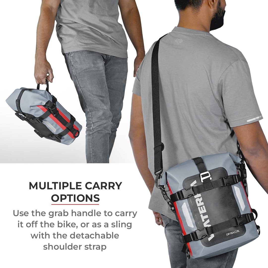 ViaTerra Impermeabile DryBag 8L Moto Tailbag