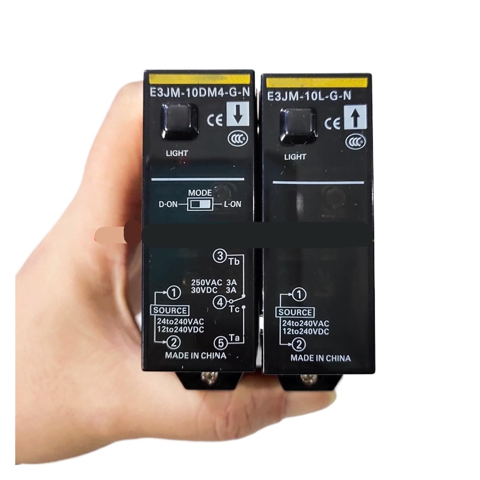 Capteur photoélectrique E3JM-10M4-GN commutateur barrière cellule détection infrarouge